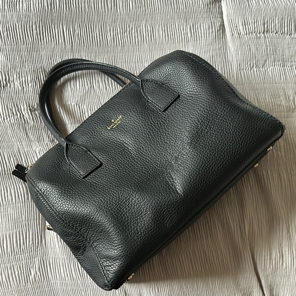 Kate Spade Black Leather Satchel
